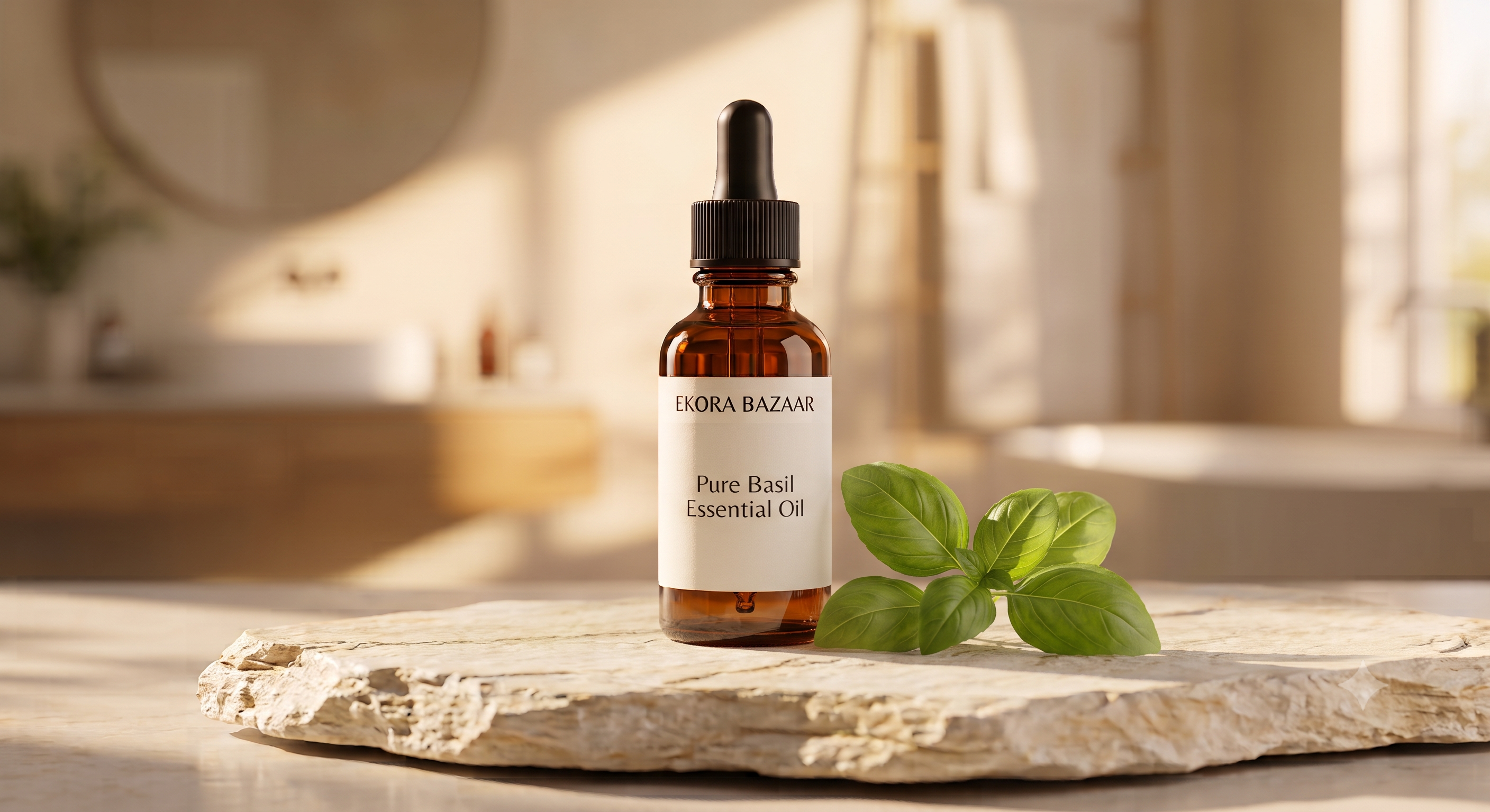 PURE BASIL ESSENTIAL OIL (HOLY) 100% PURE , NATURAL ESSENTIAL OILS CERTIFIED ORGANIC ESSENTIAL OILS